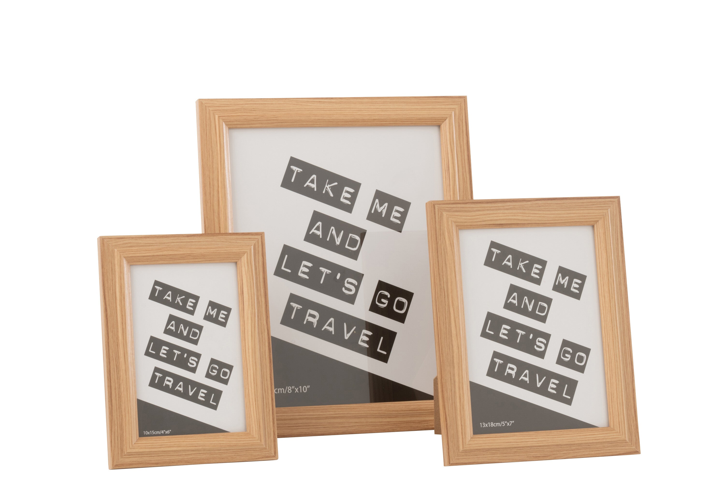 J-Line Fotokader Bob Mdf Naturel Groot