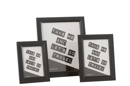 Fotolijst Bob Mdf Zwart Groot