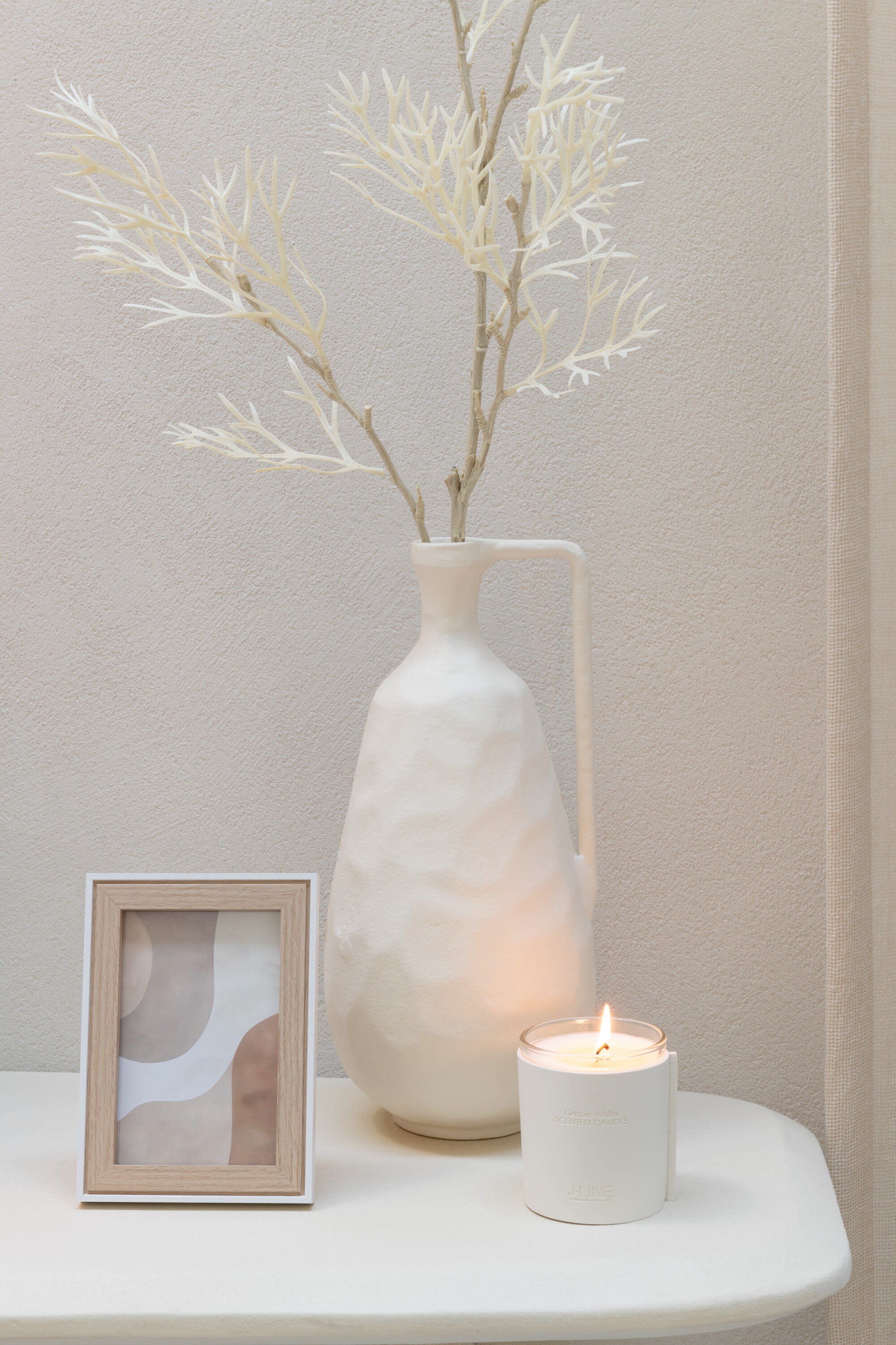 Fotolijst Chloe Mdf Natuur/Wit Klein