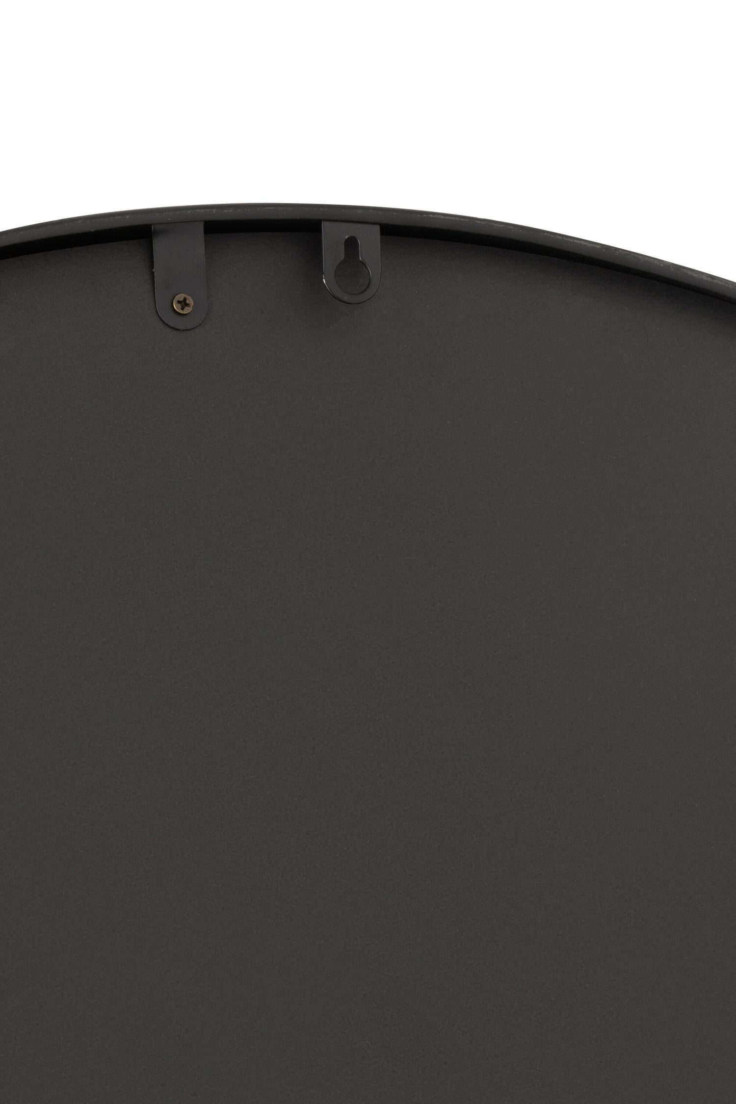 Klok+Spiegel Wereldkaart Mdf Zwart