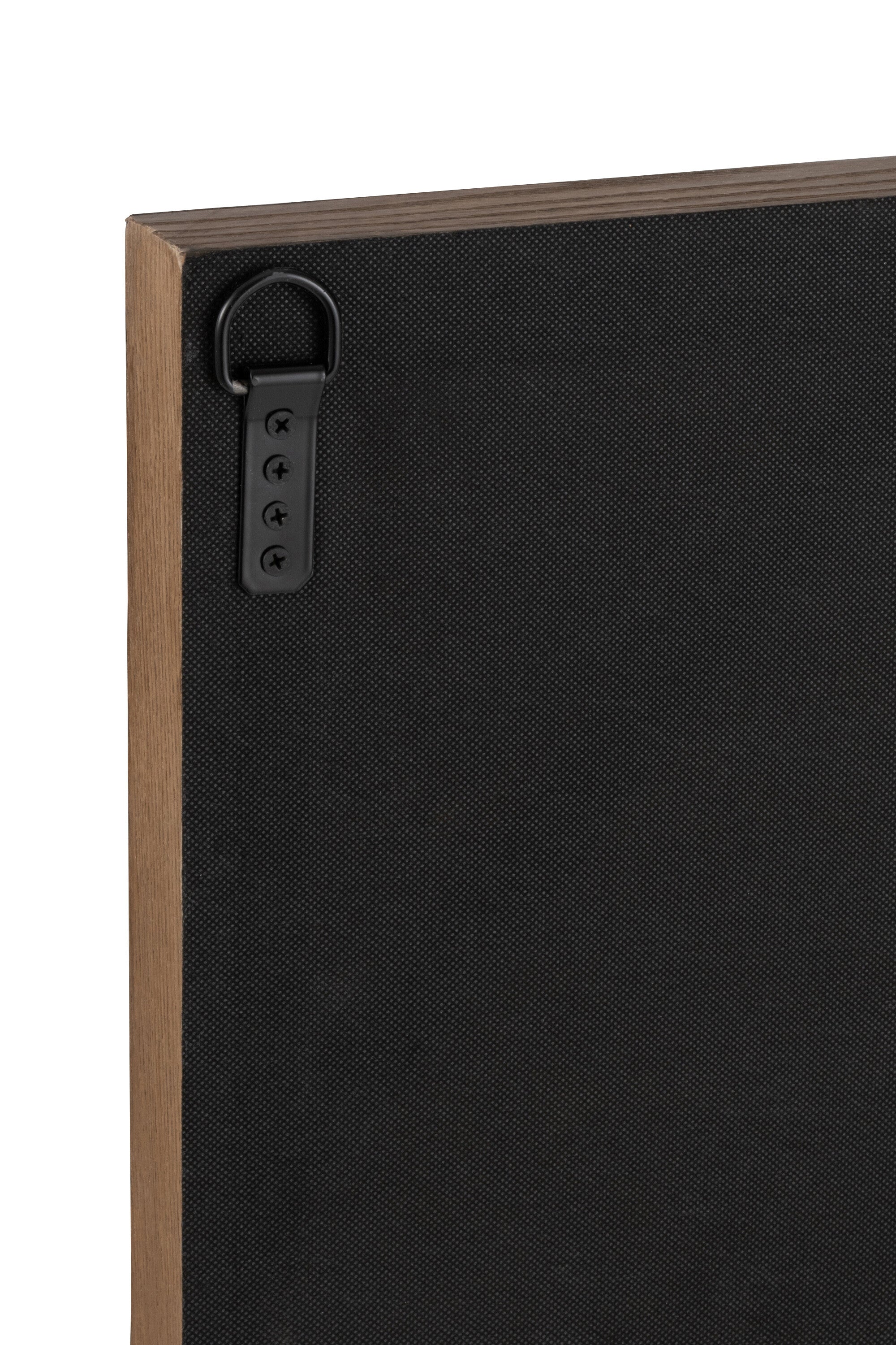 Frame Led Batterijen Kaart Wereld Hout/Canvas Bruin/Natuurlijk