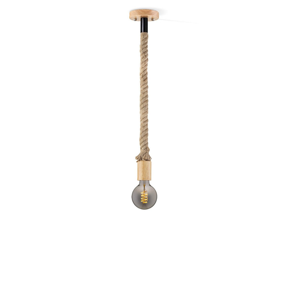 hanglamp Leonardo - G125 - dimbaar E27 rook