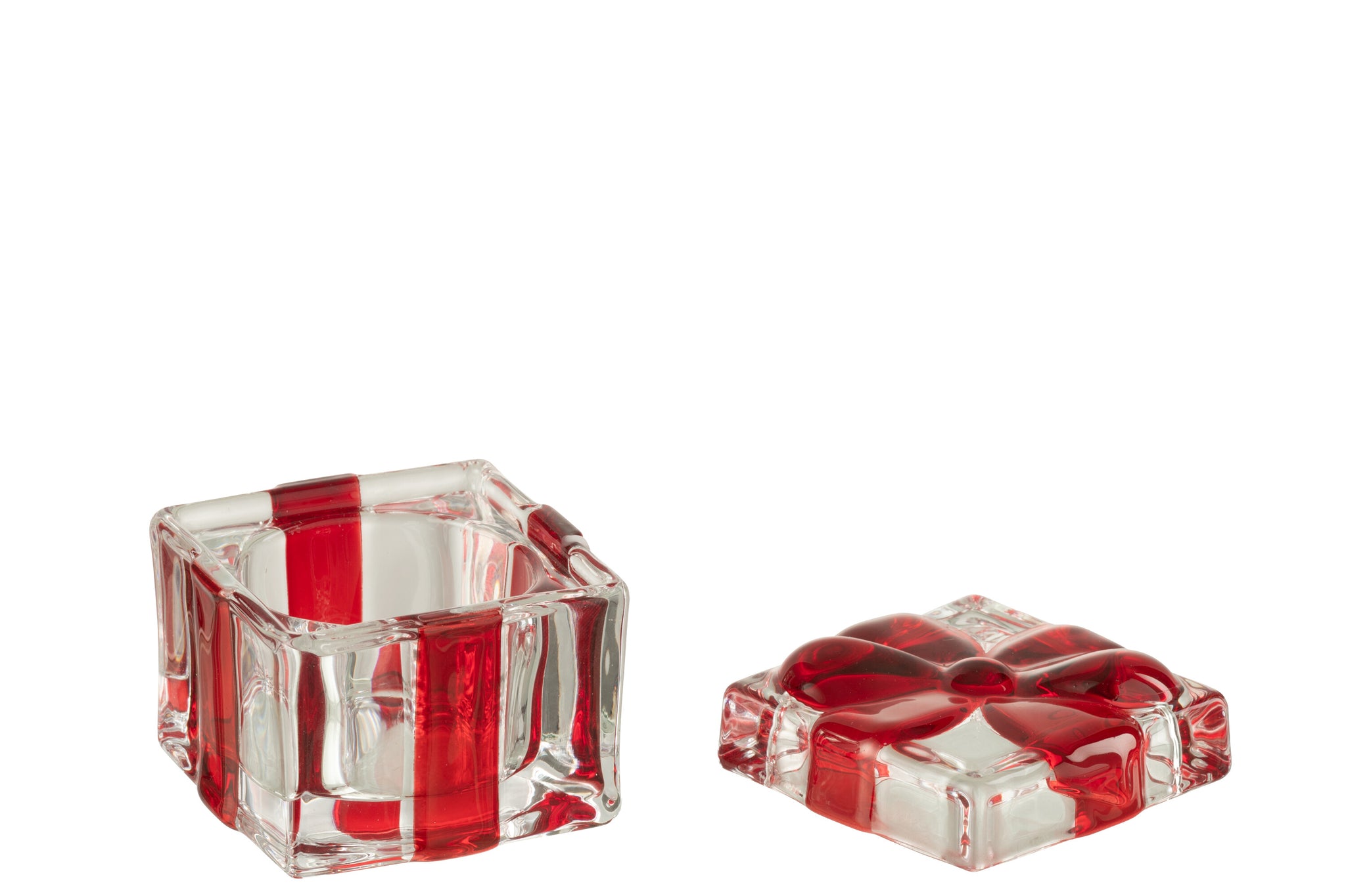 Candy Jar Giftbox Glas Rood Klein