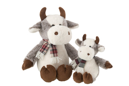 Koe+sjaal Pluche Polyester Mix Groot