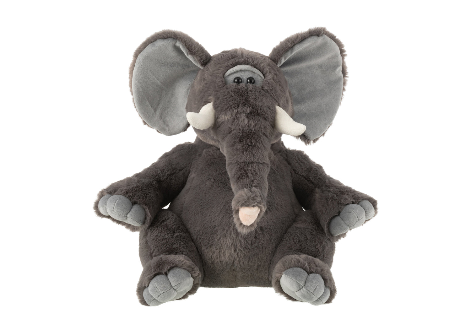 Olifant Pluche Polyester Grijs Groot