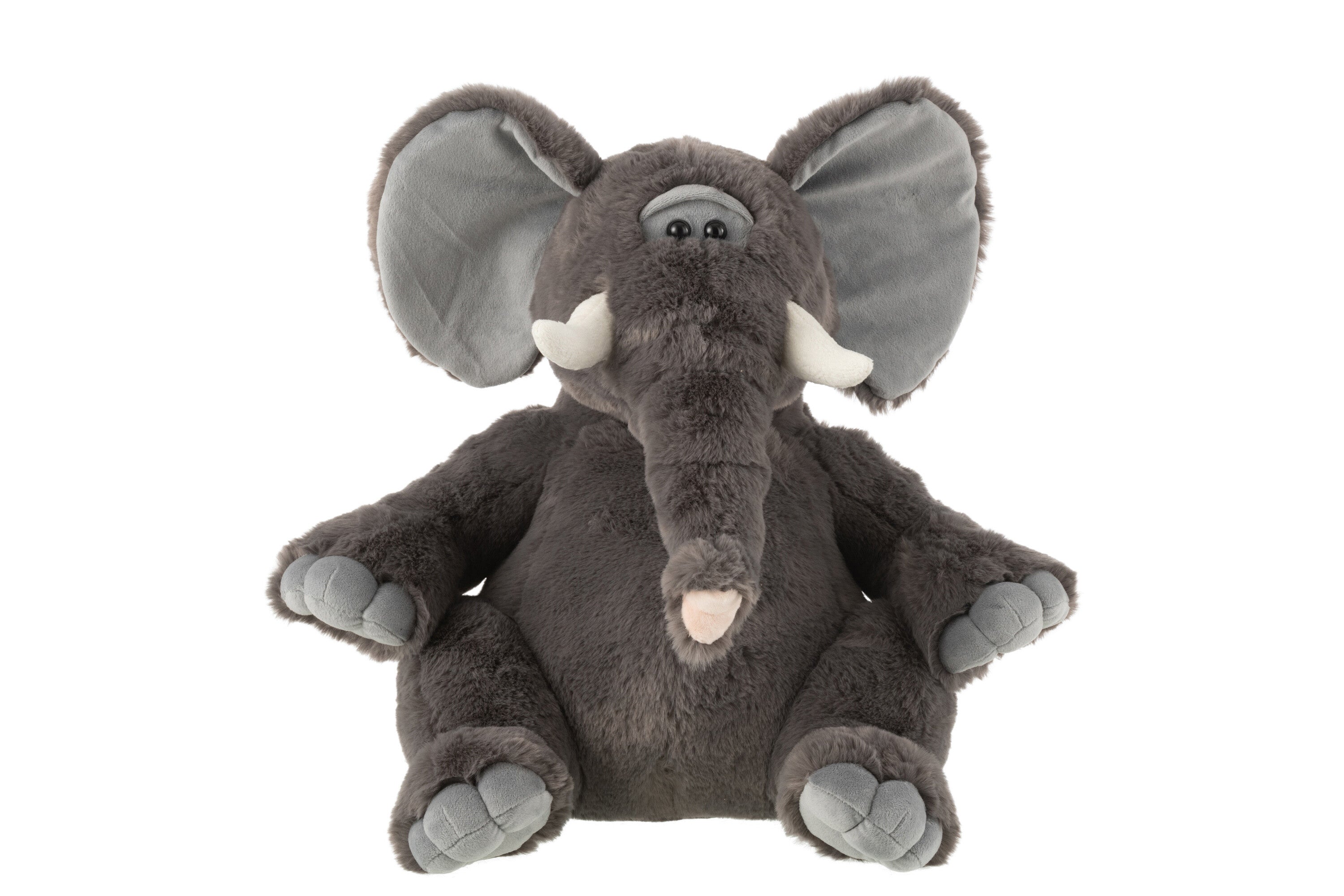 Olifant Pluche Polyester Grijs Groot