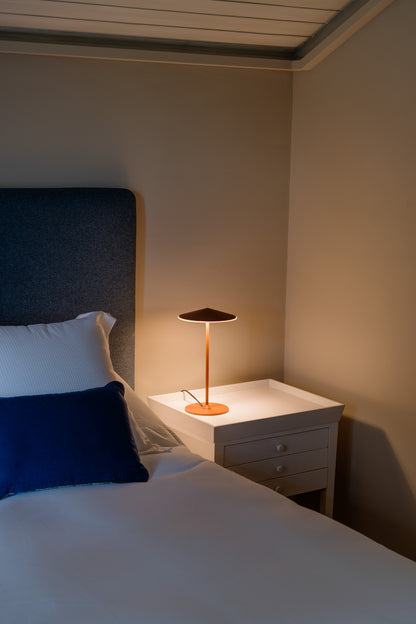 Pla tafellamp LED metalliek koper