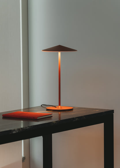 Pla tafellamp LED metalliek koper