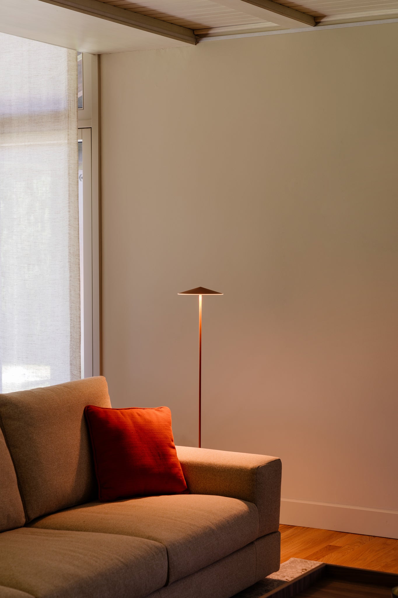 Pla vloerlamp 120 metallic koper