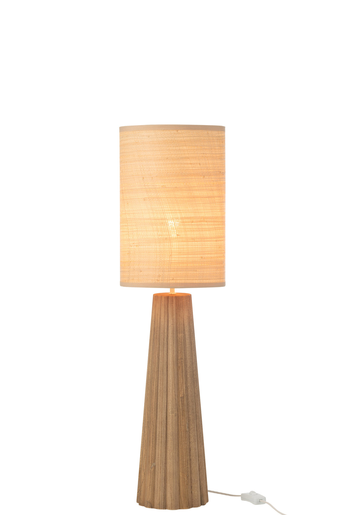 Tafellamp Paraplu Ailanthus Hout Natuurlijk Klein