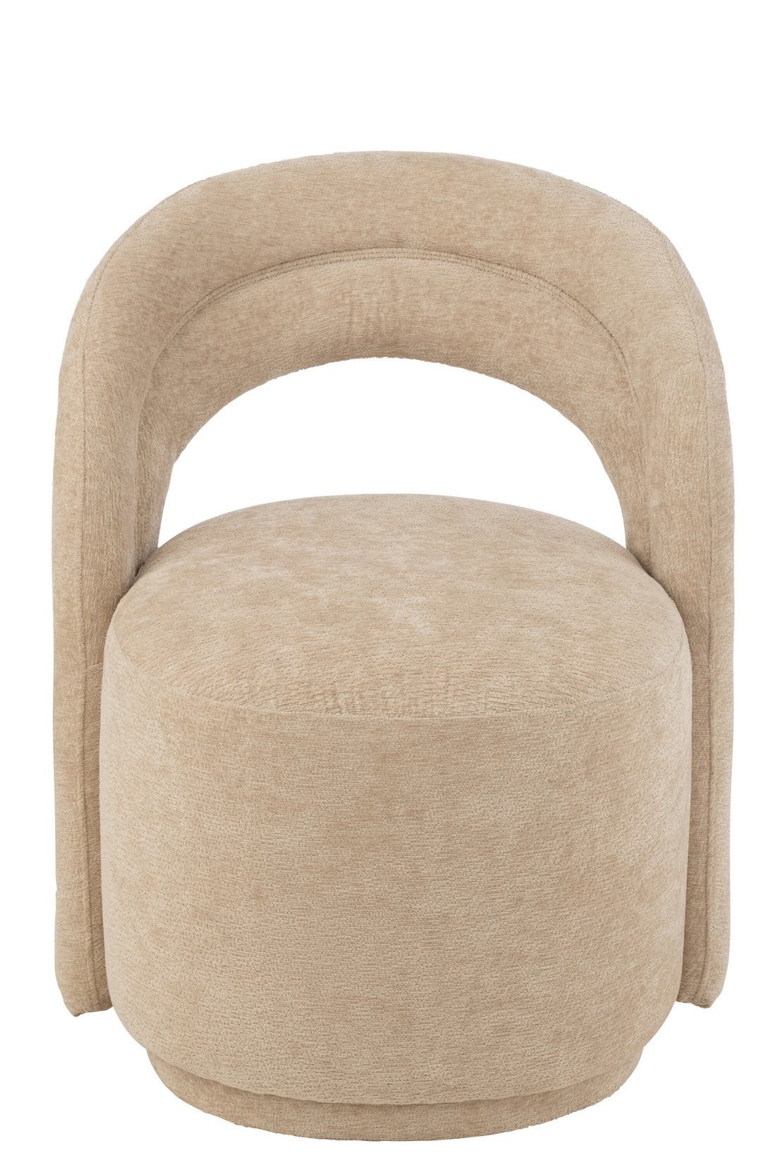 Bijzetstoel Textiel Beige