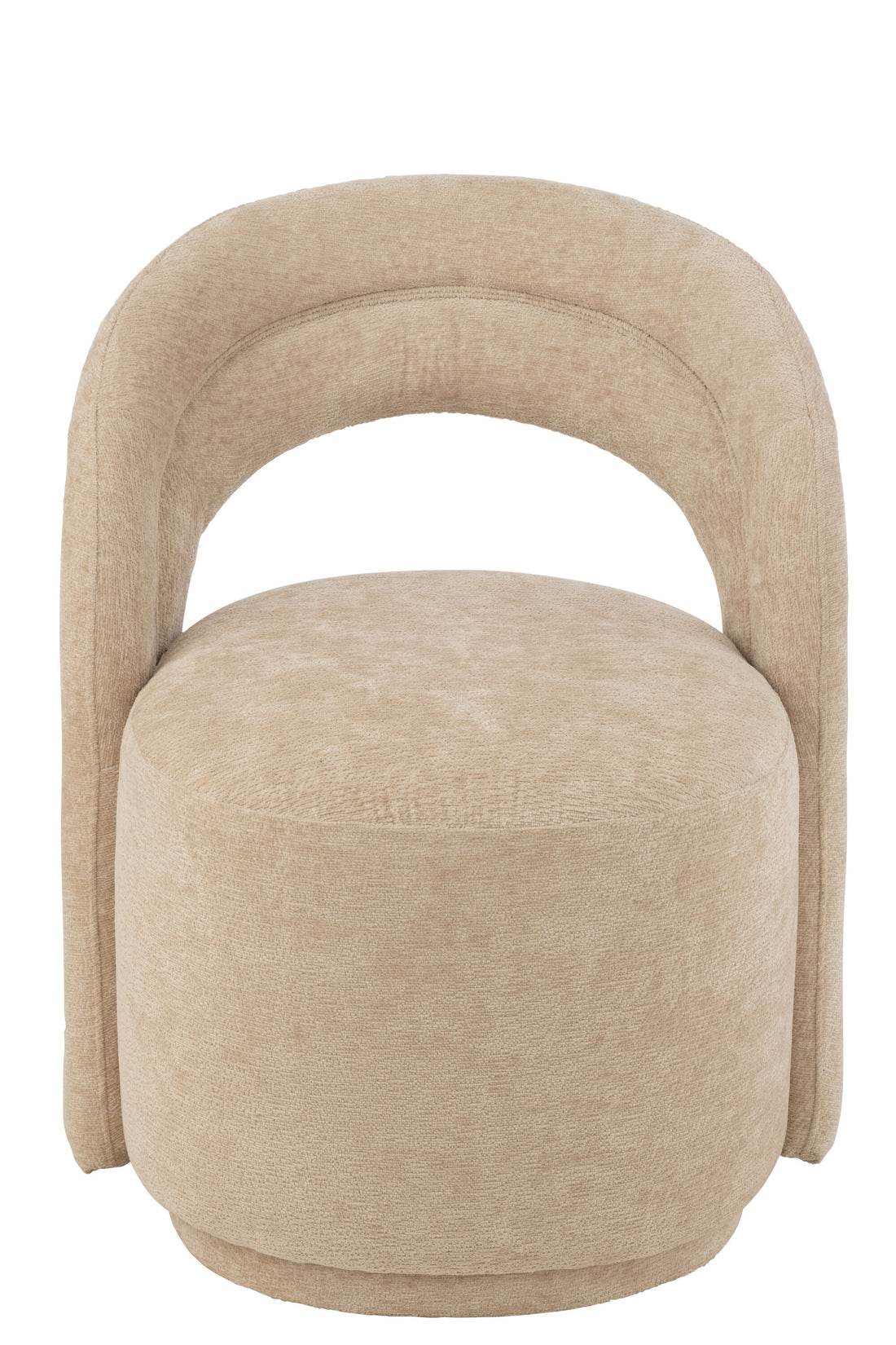 Bijzetstoel Textiel Beige
