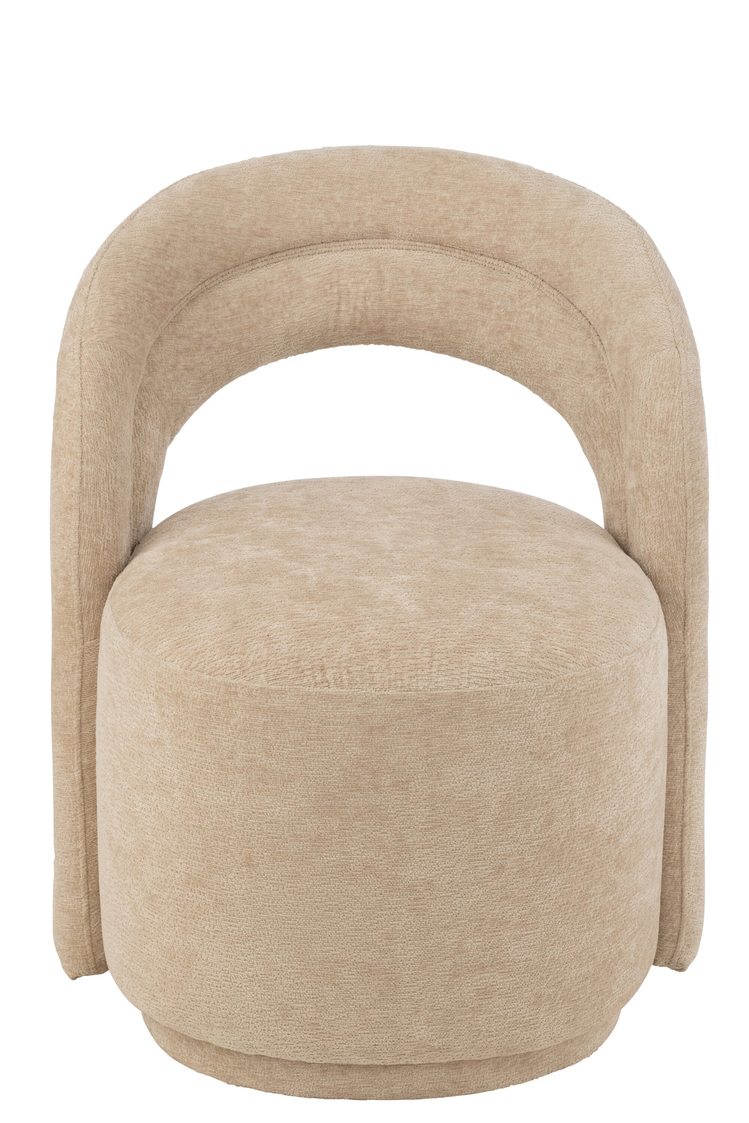 Bijzetstoel Textiel Beige