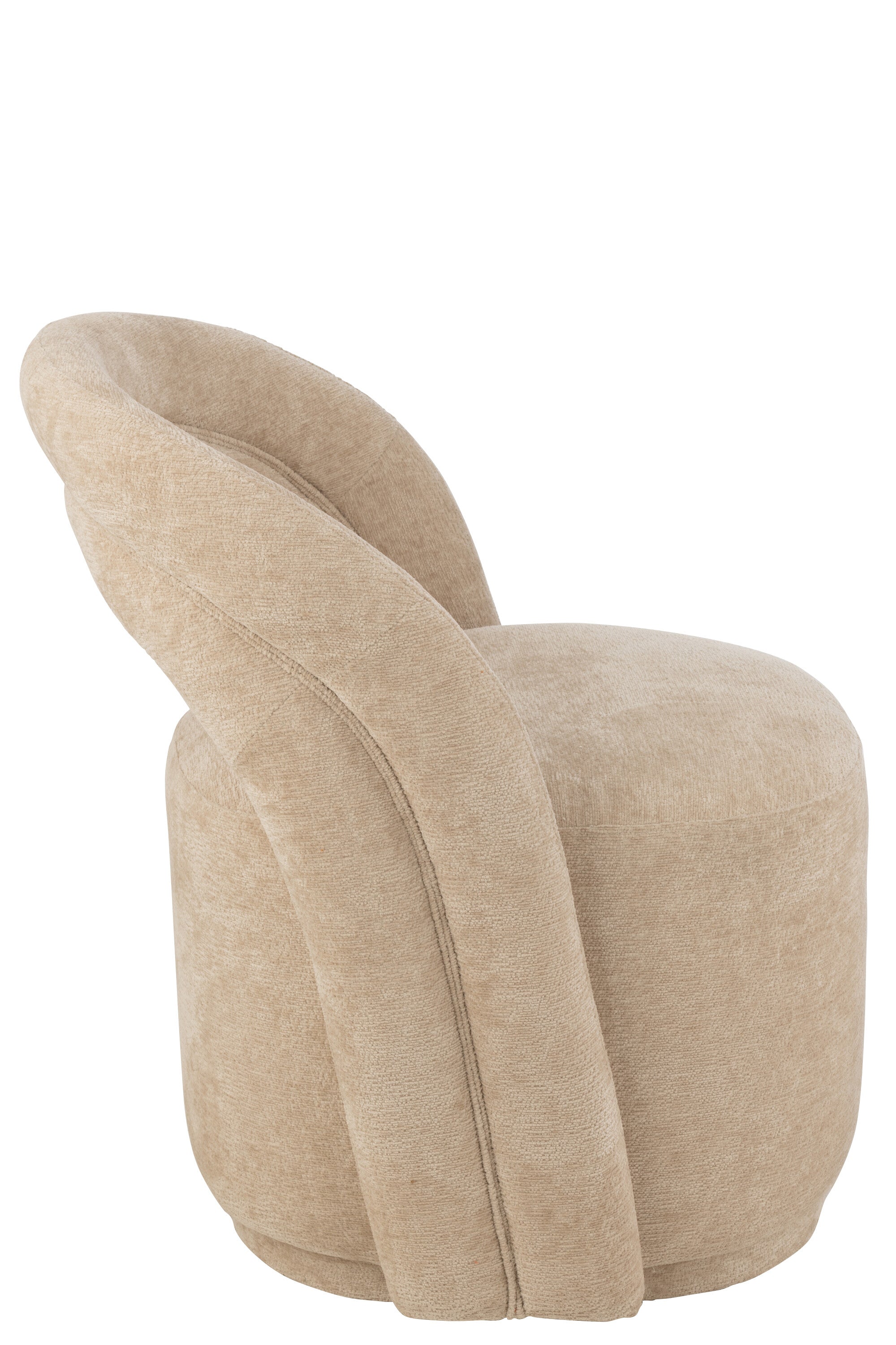 Bijzetstoel Textiel Beige