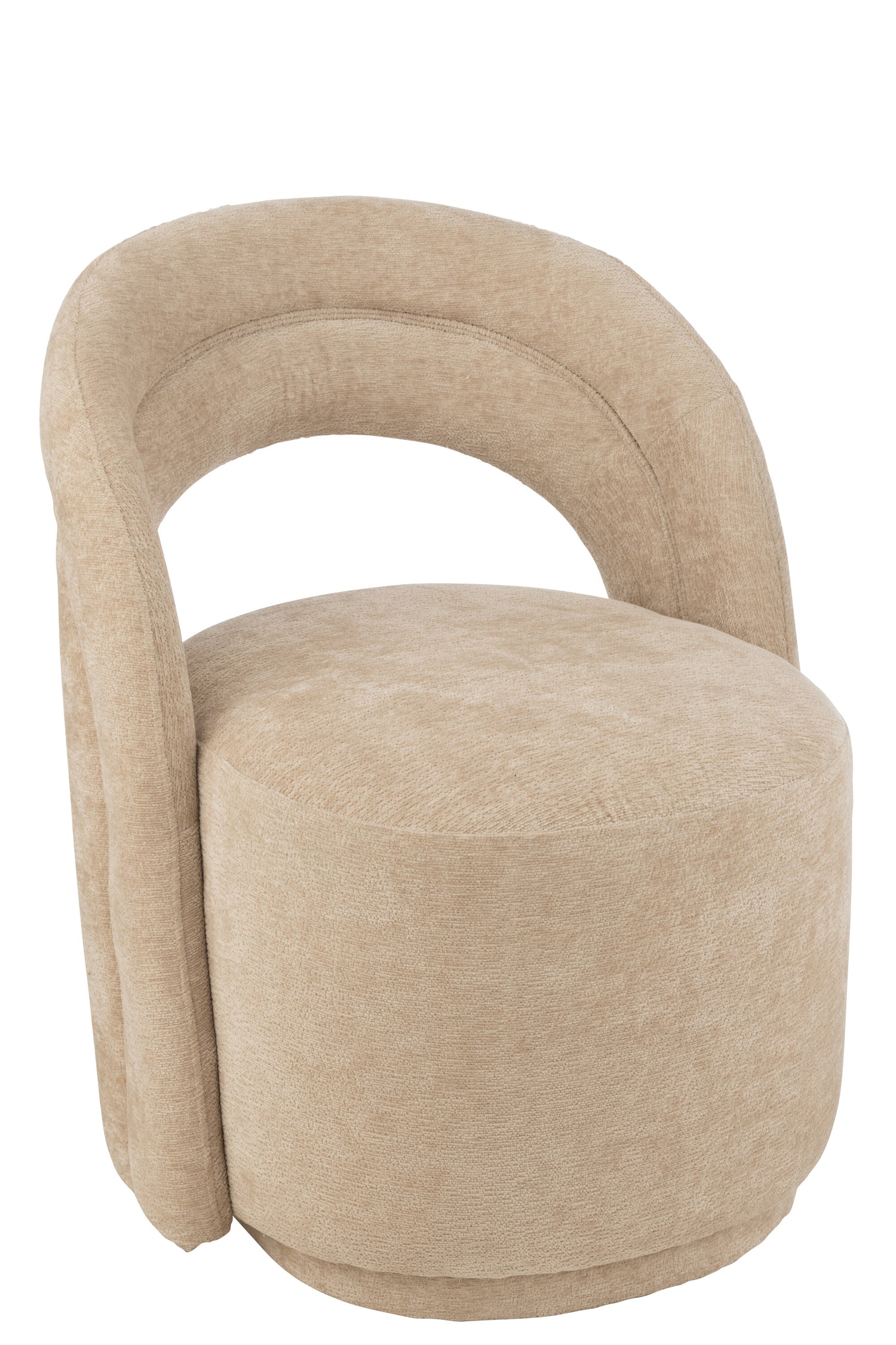 Bijzetstoel Textiel Beige