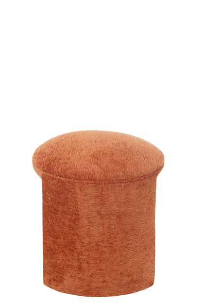 Krukje Rond Textiel Oranje Roest