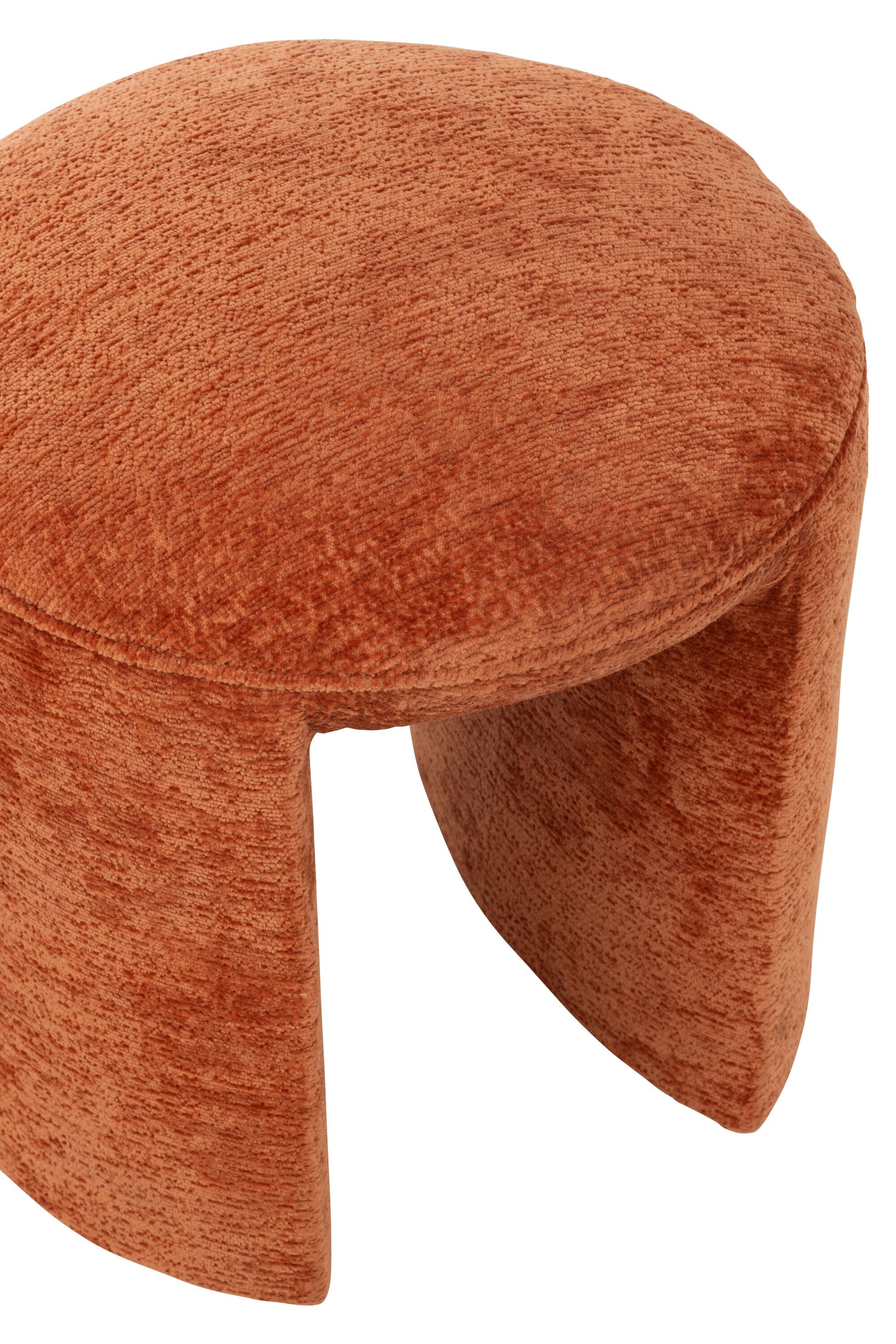 Krukje Rond Textiel Oranje Roest