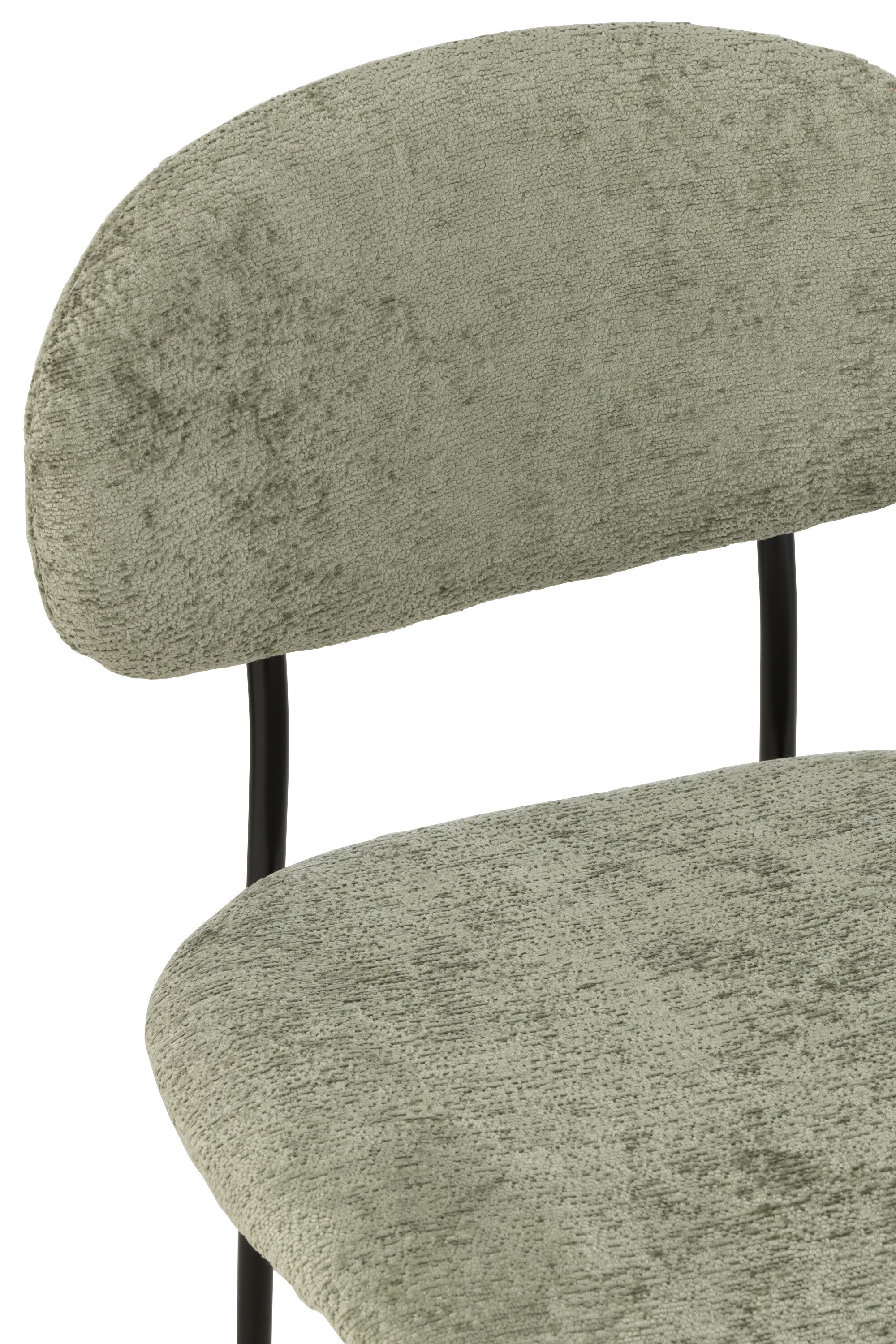 J-Line Eetstoel Textiel/Metaal Muntgroen