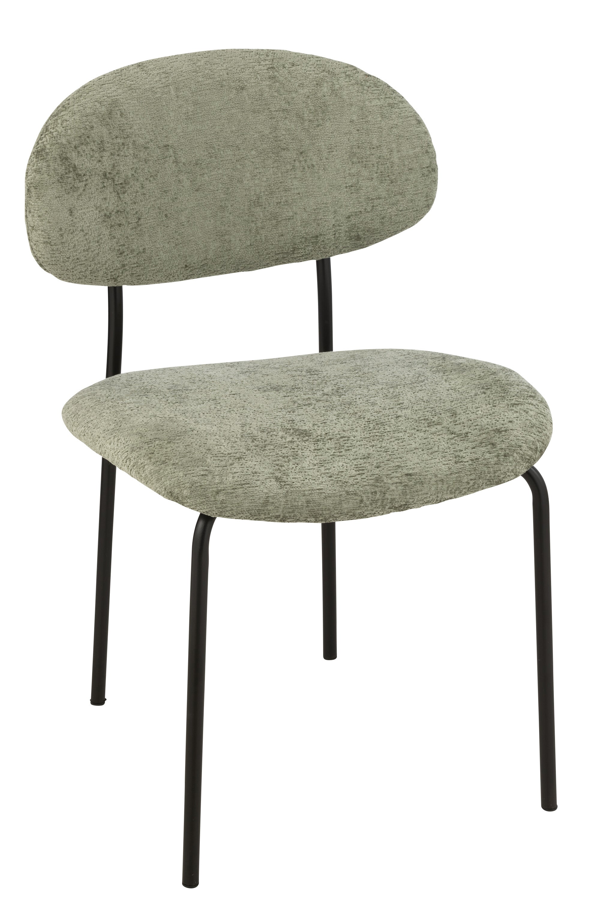 J-Line Eetstoel Textiel/Metaal Muntgroen