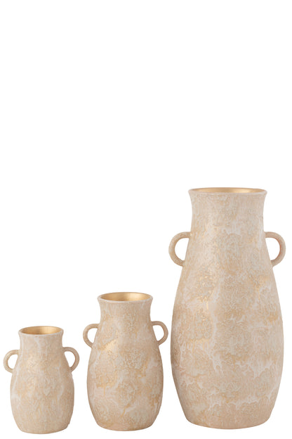 Vaas Amphore Terra Rose Gold Groot