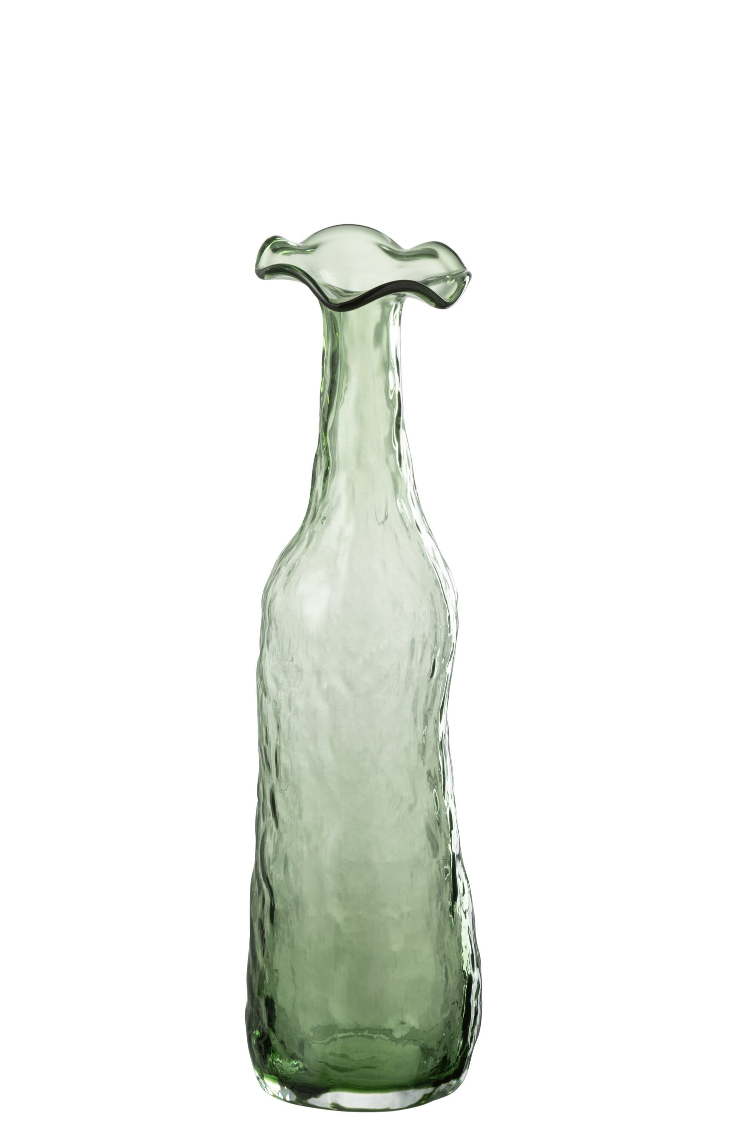 Vaas Bloeiend Glas Groen Medium