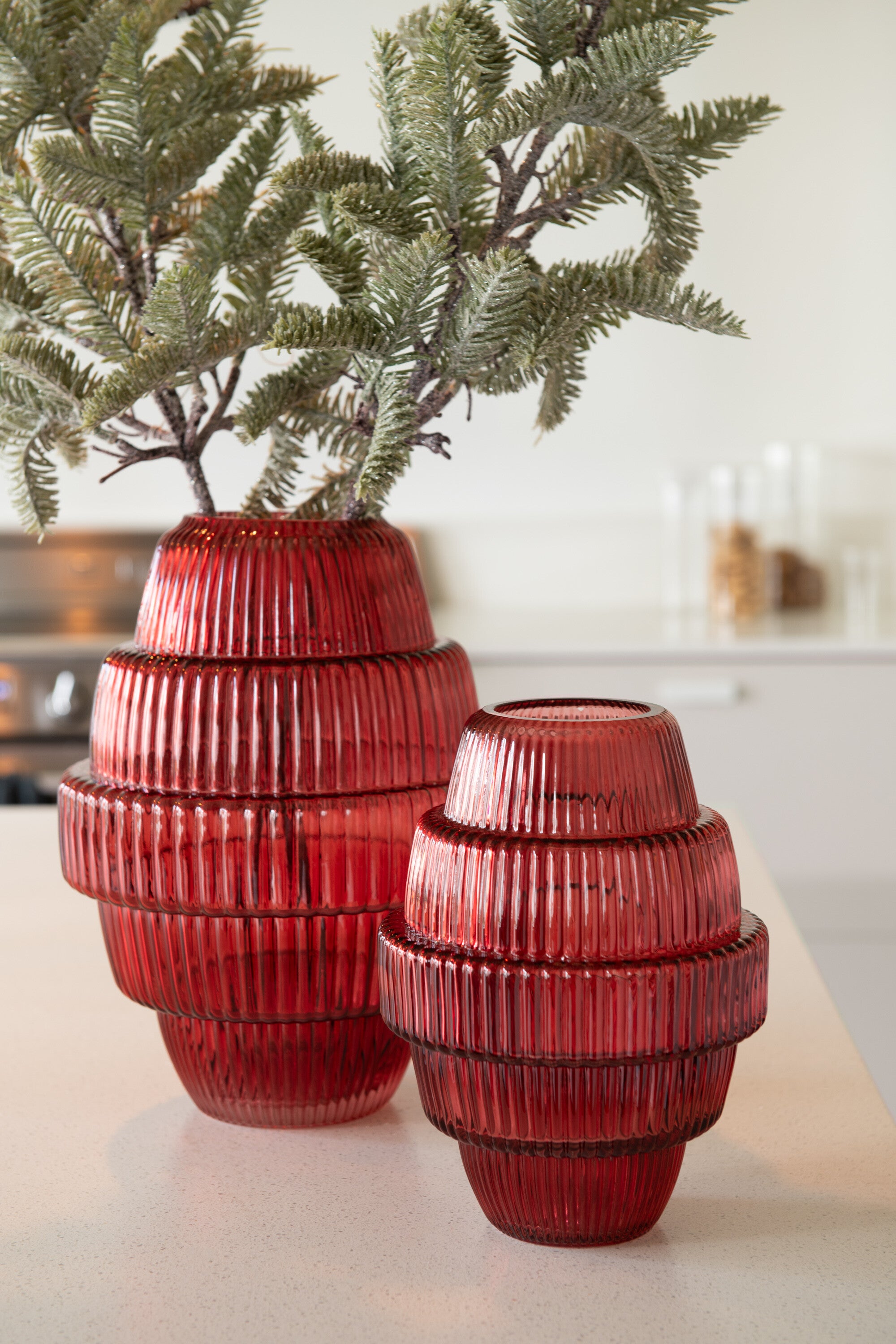 Vaas Max Glas Rood Klein