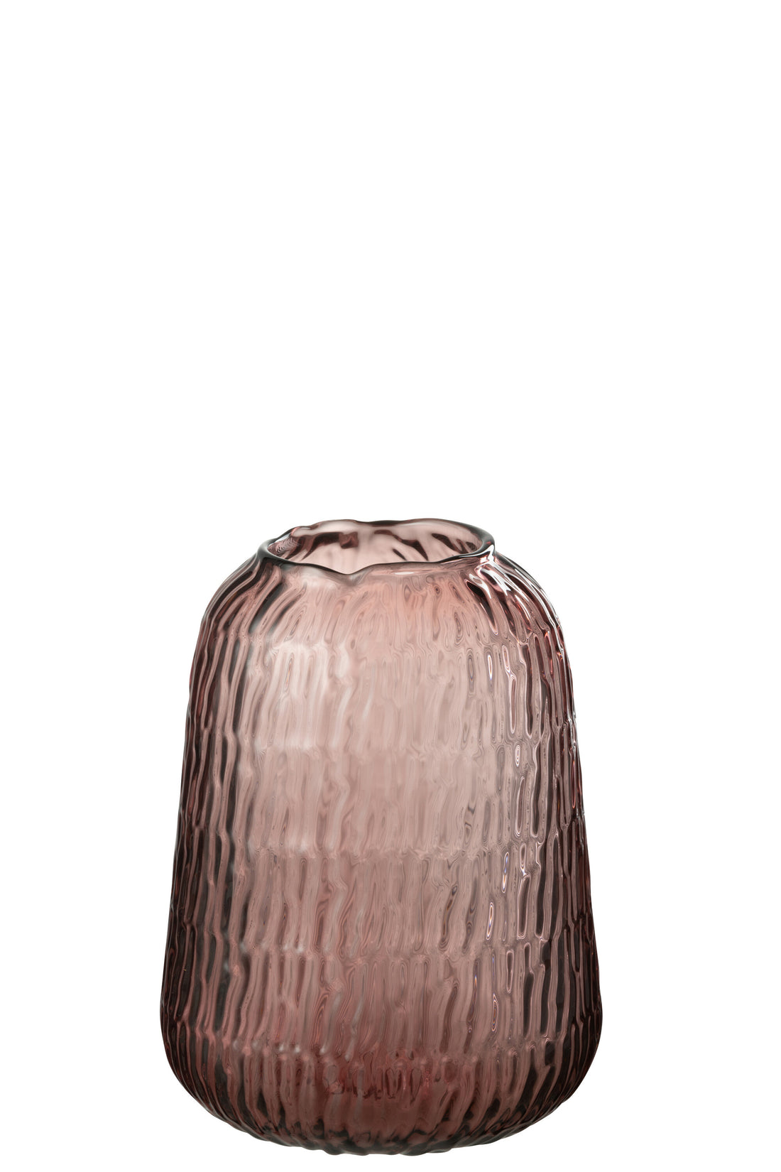 J-Line Vaas Lolita Glas Roze Medium