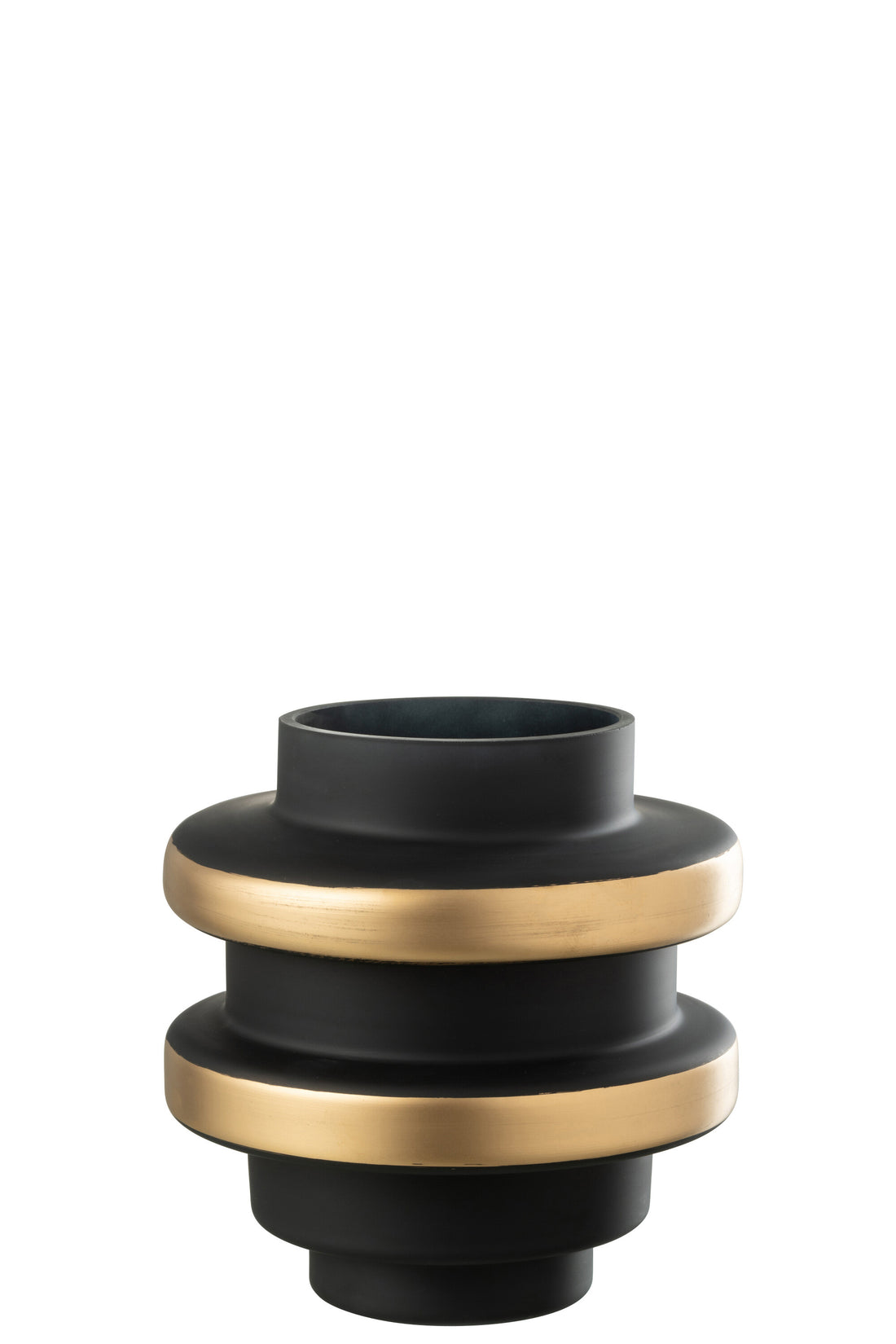 Vaas Kyle Glas Zwart/Goud Groot