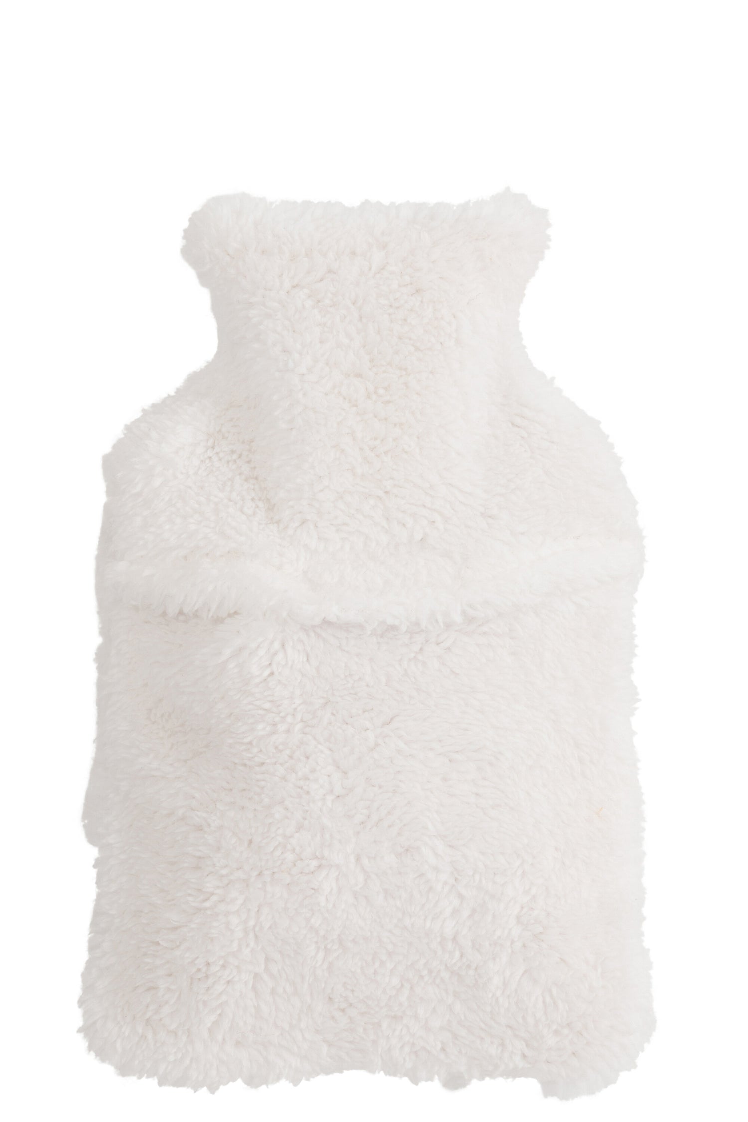 Warmwaterkruik Teddy Pompoms Polyester Wit