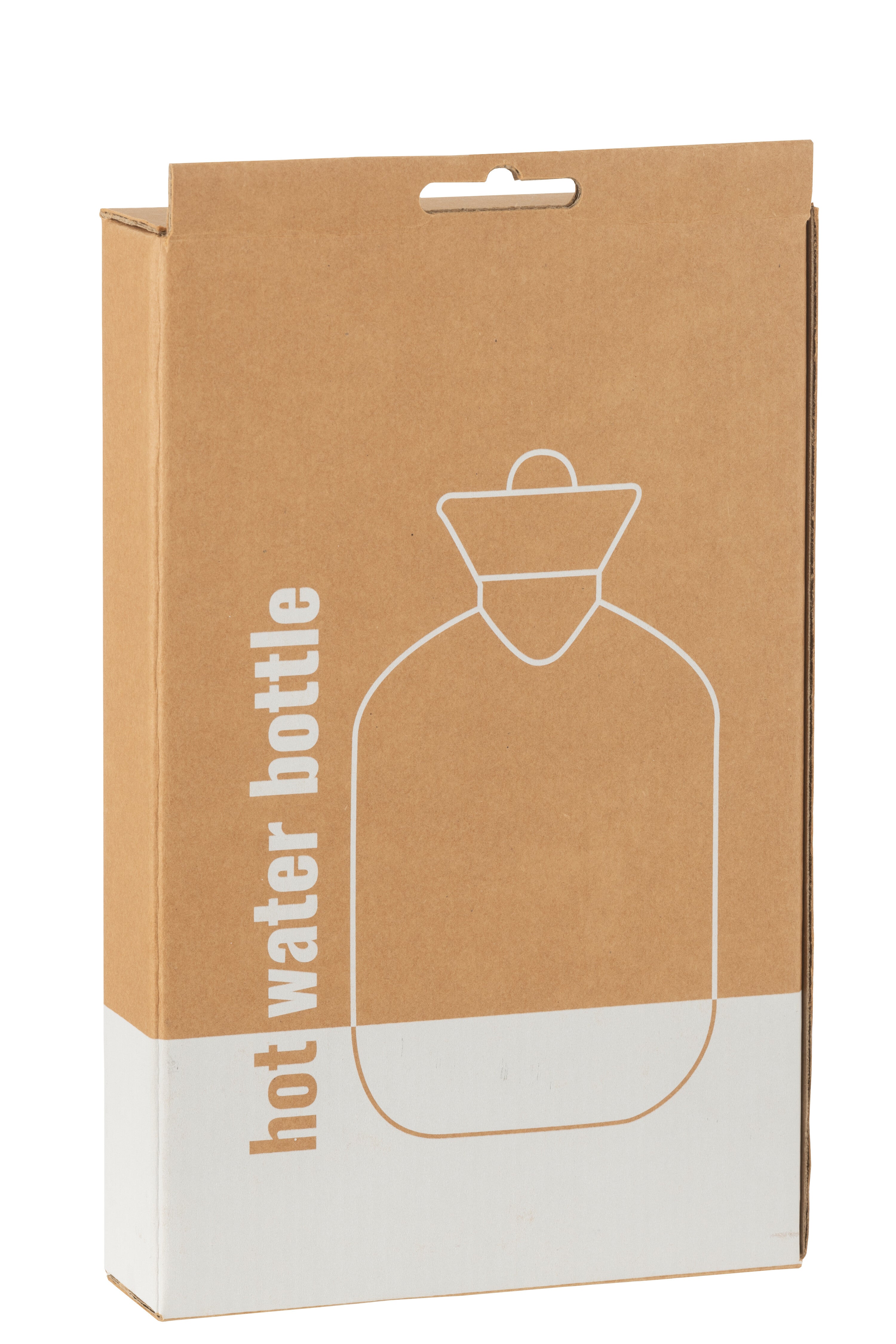 Warmwaterkruik Teddy Pompoms Polyester Wit