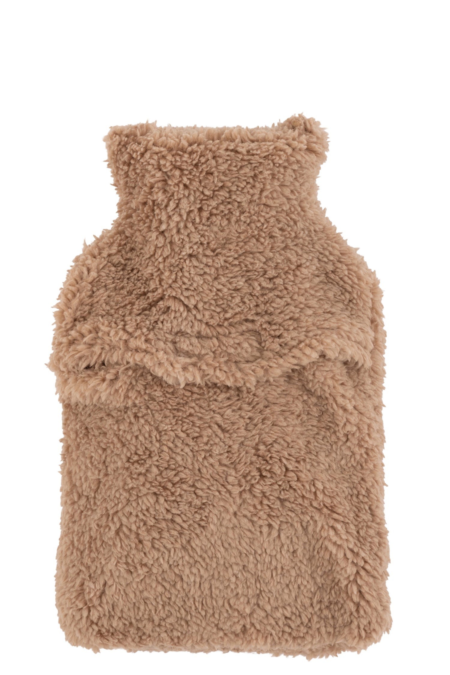 Warmwaterkruik Teddy+Pompons Polyester Lichtbruin