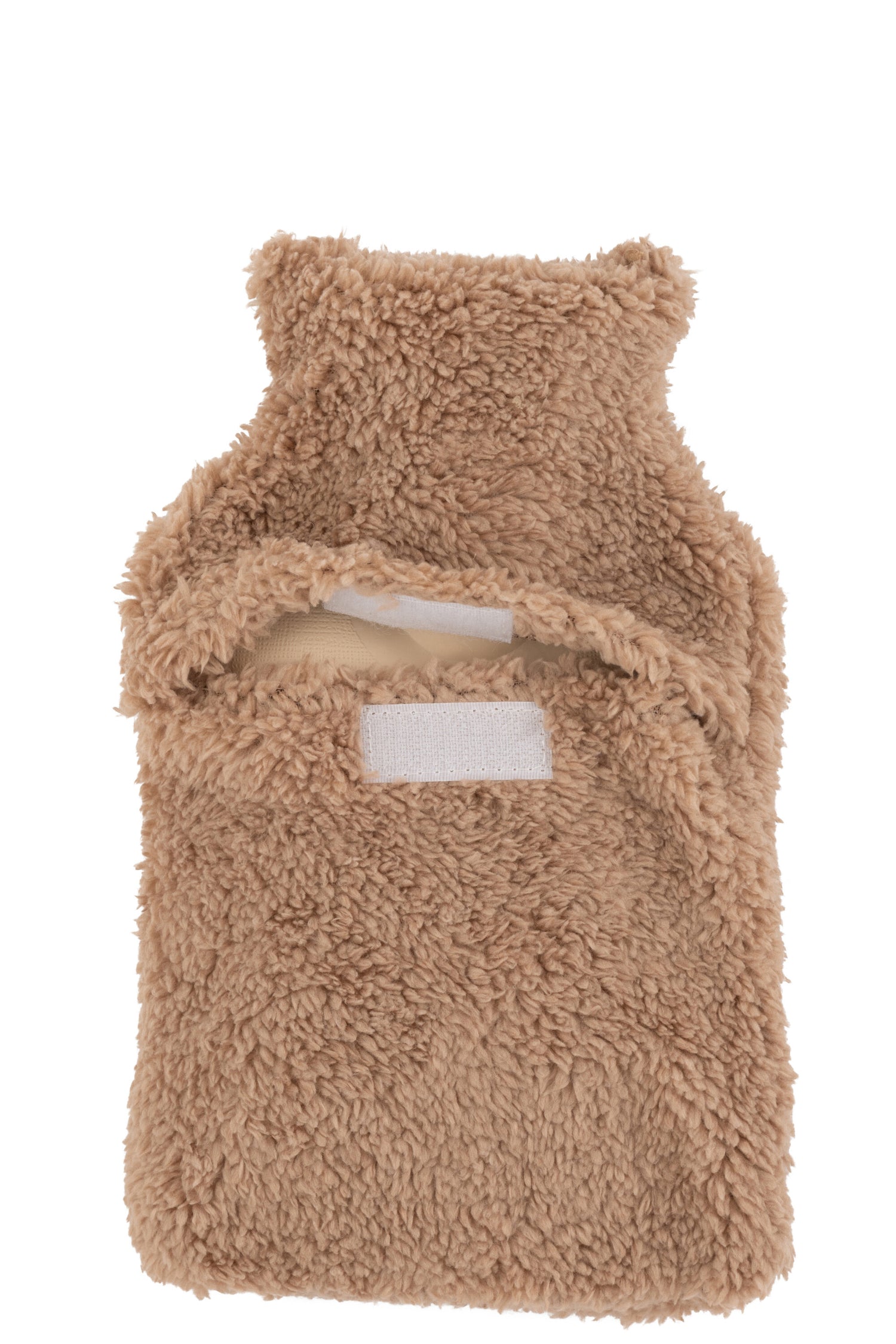 Warmwaterkruik Teddy+Pompons Polyester Lichtbruin