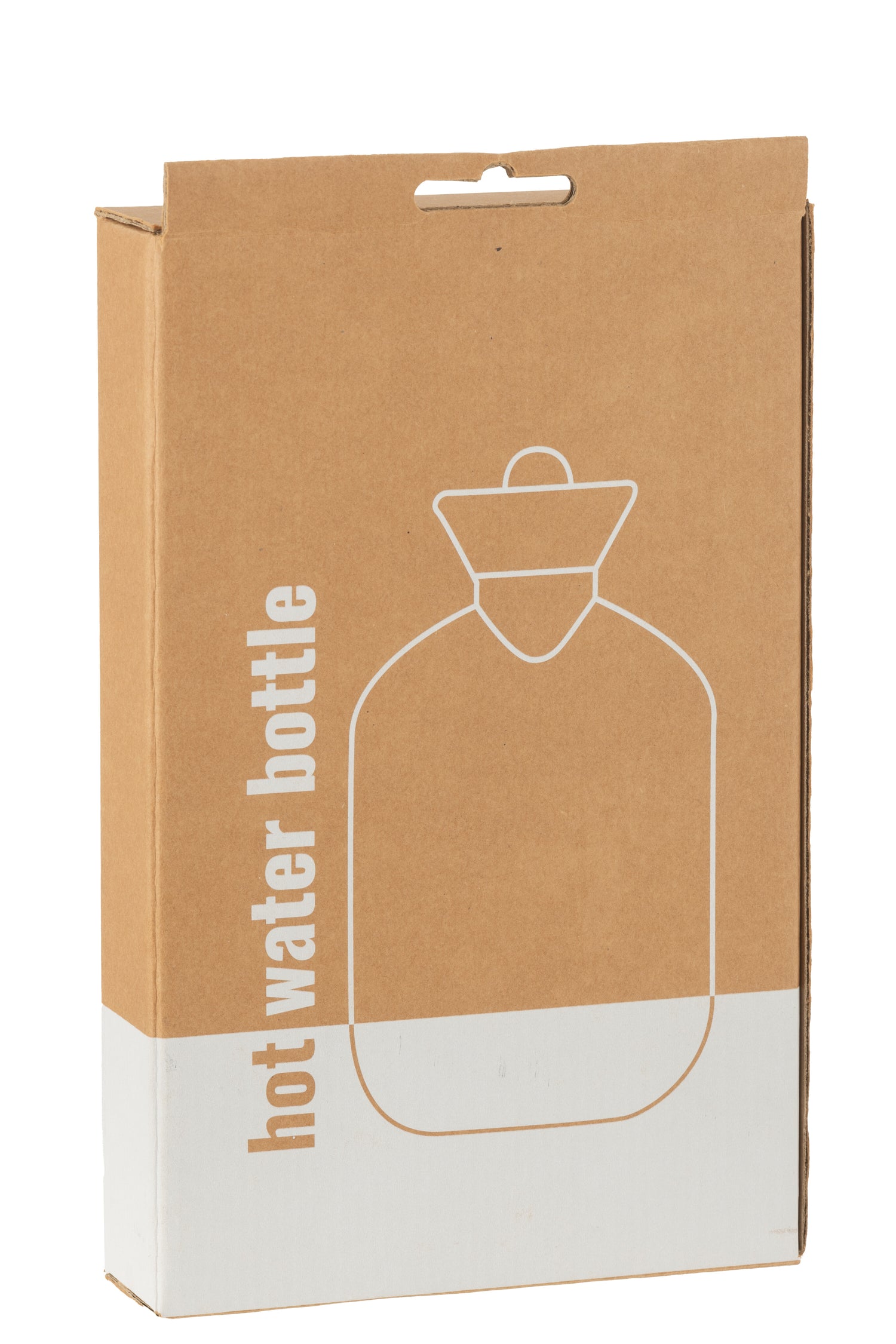 Warmwaterkruik Teddy+Pompons Polyester Lichtbruin