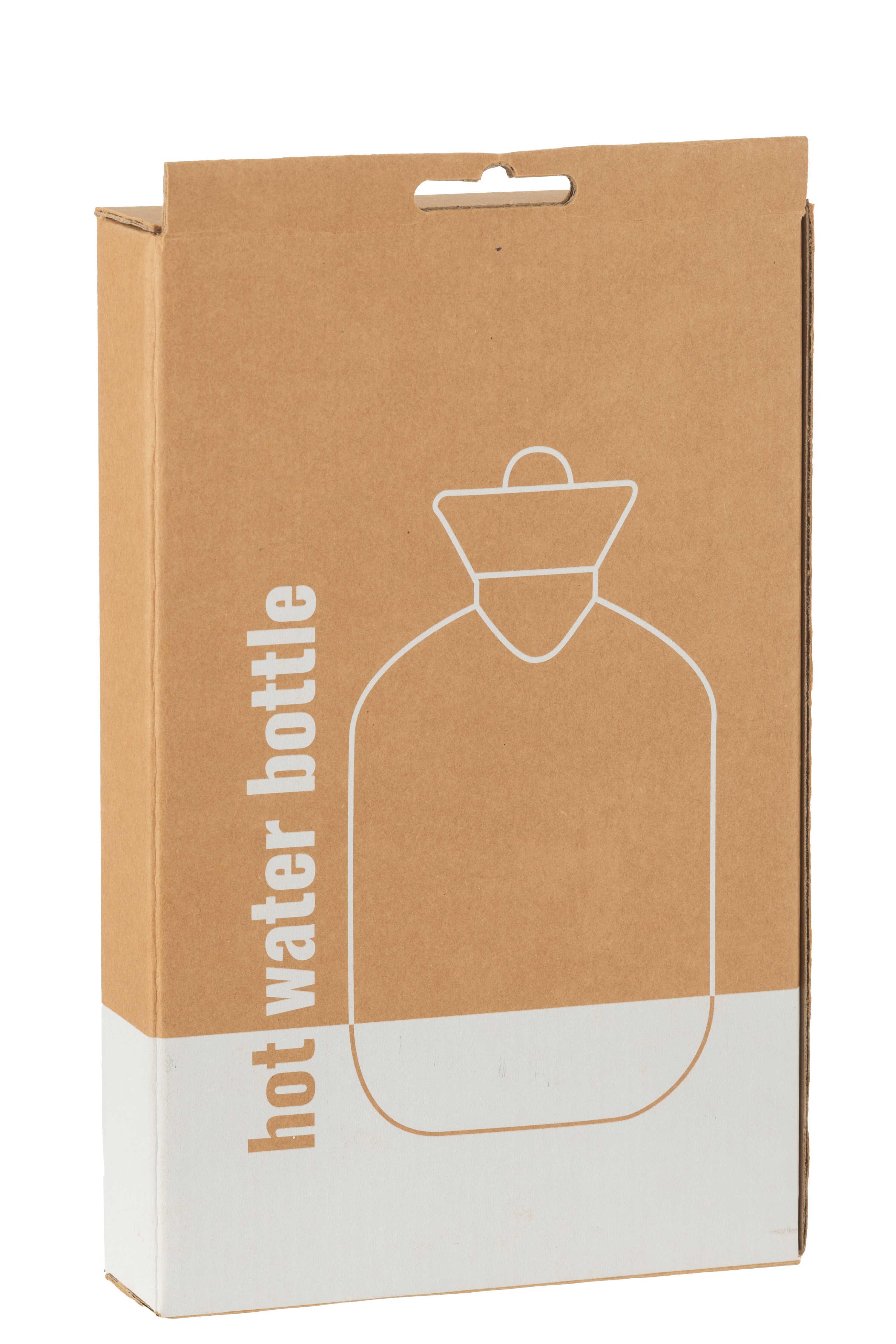 Warmwaterkruik Teddy+Pompons Polyester Lichtbruin