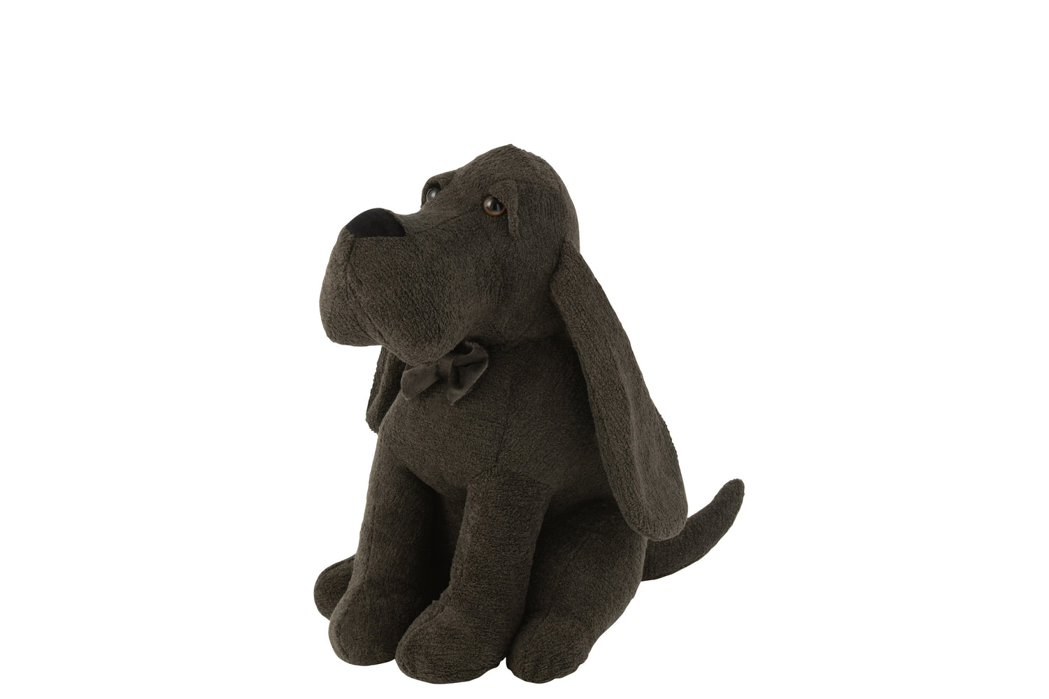 Deurstopper Hond+Strik Bouclé Donkergrijs