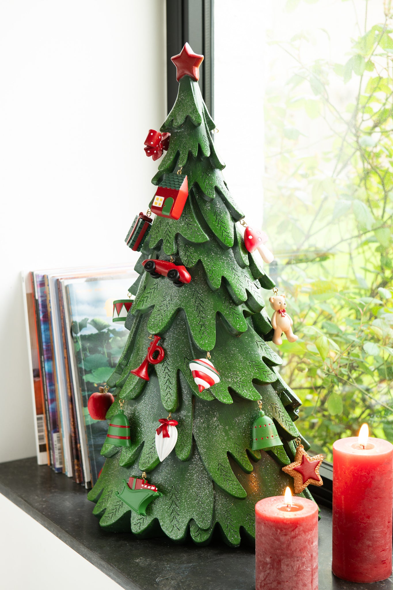 Kerstboomversieringen Hars Mix Groot