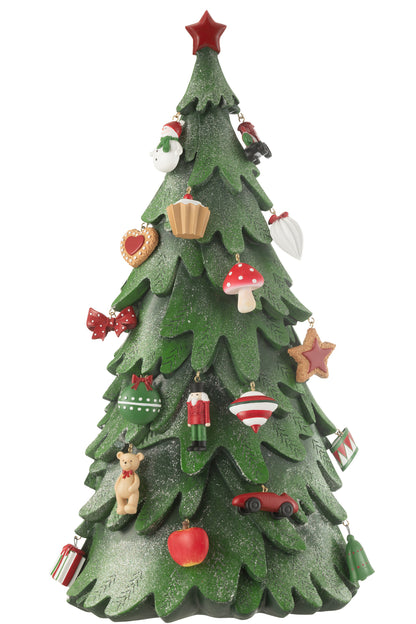 Kerstboomversieringen Hars Mix Groot