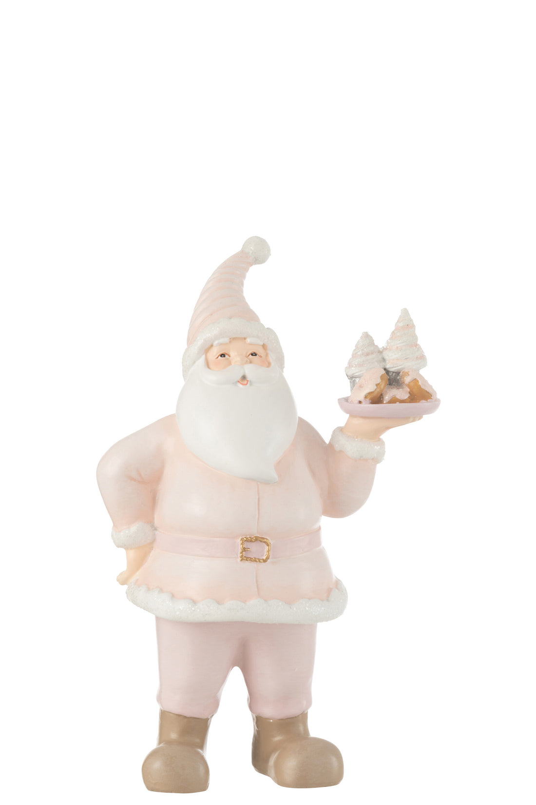 Kersttaart Hars Wit/Roze