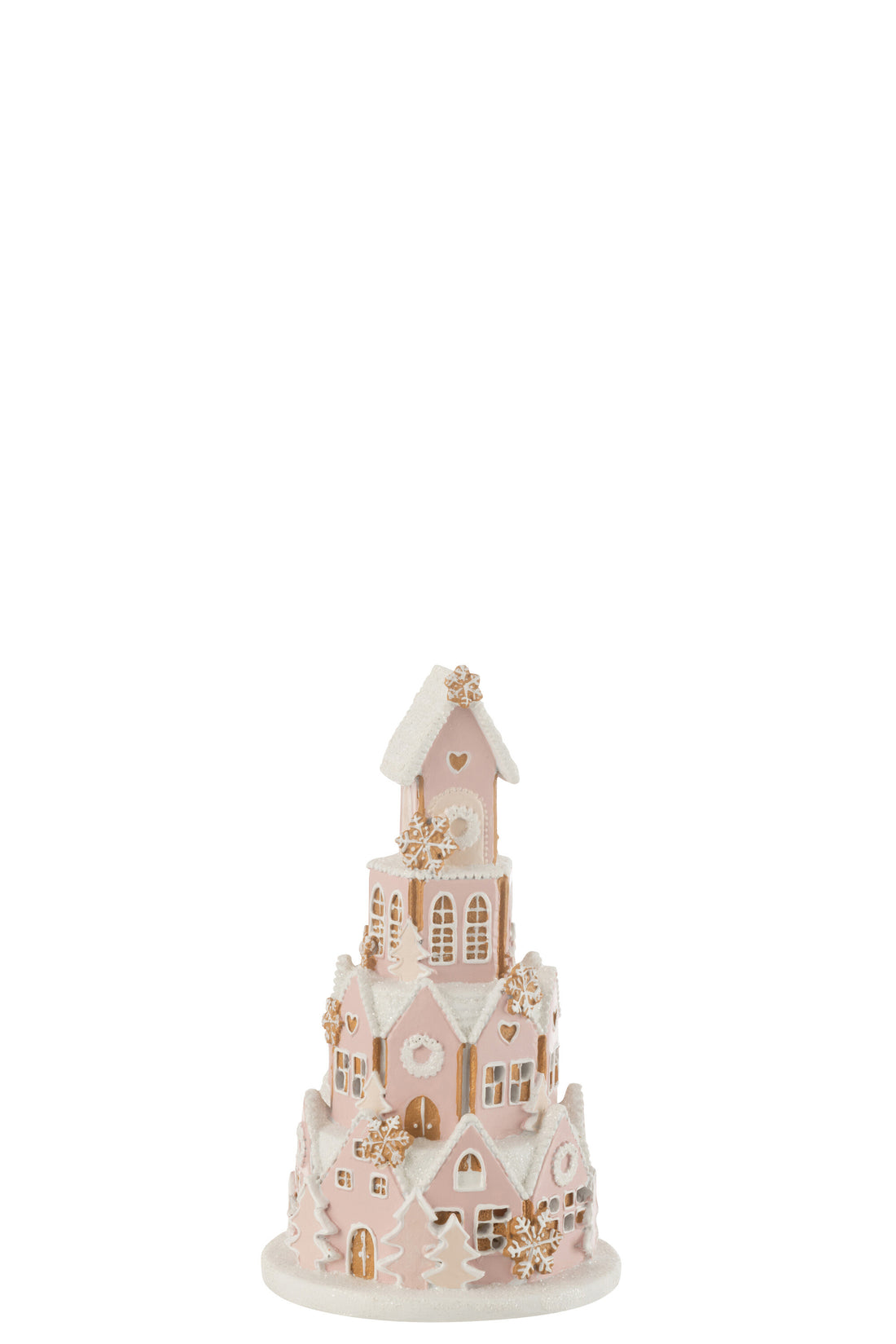 Peperkoekenhuis Roze/Wit Klein