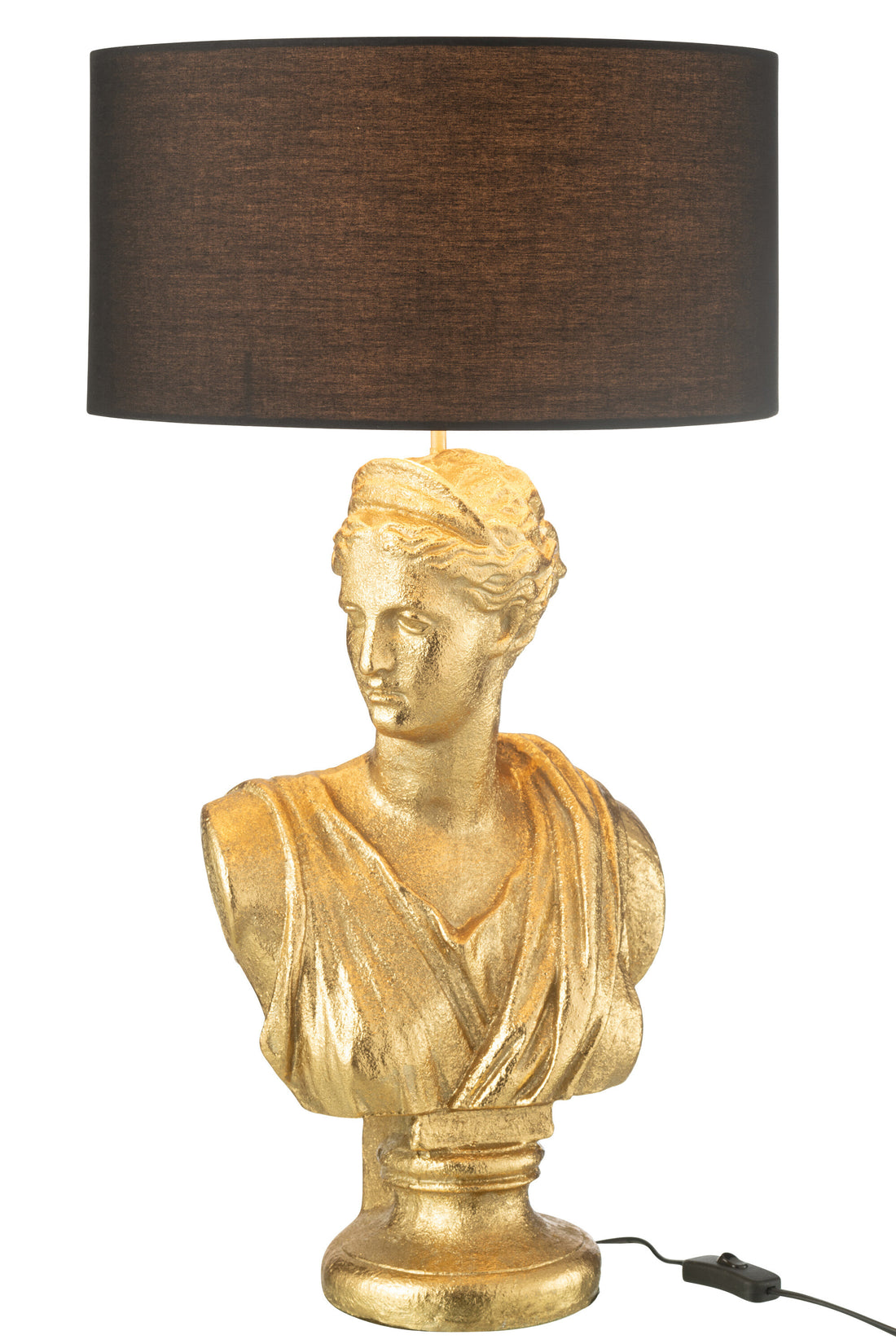 Lamp Dame Buste Hars Goud