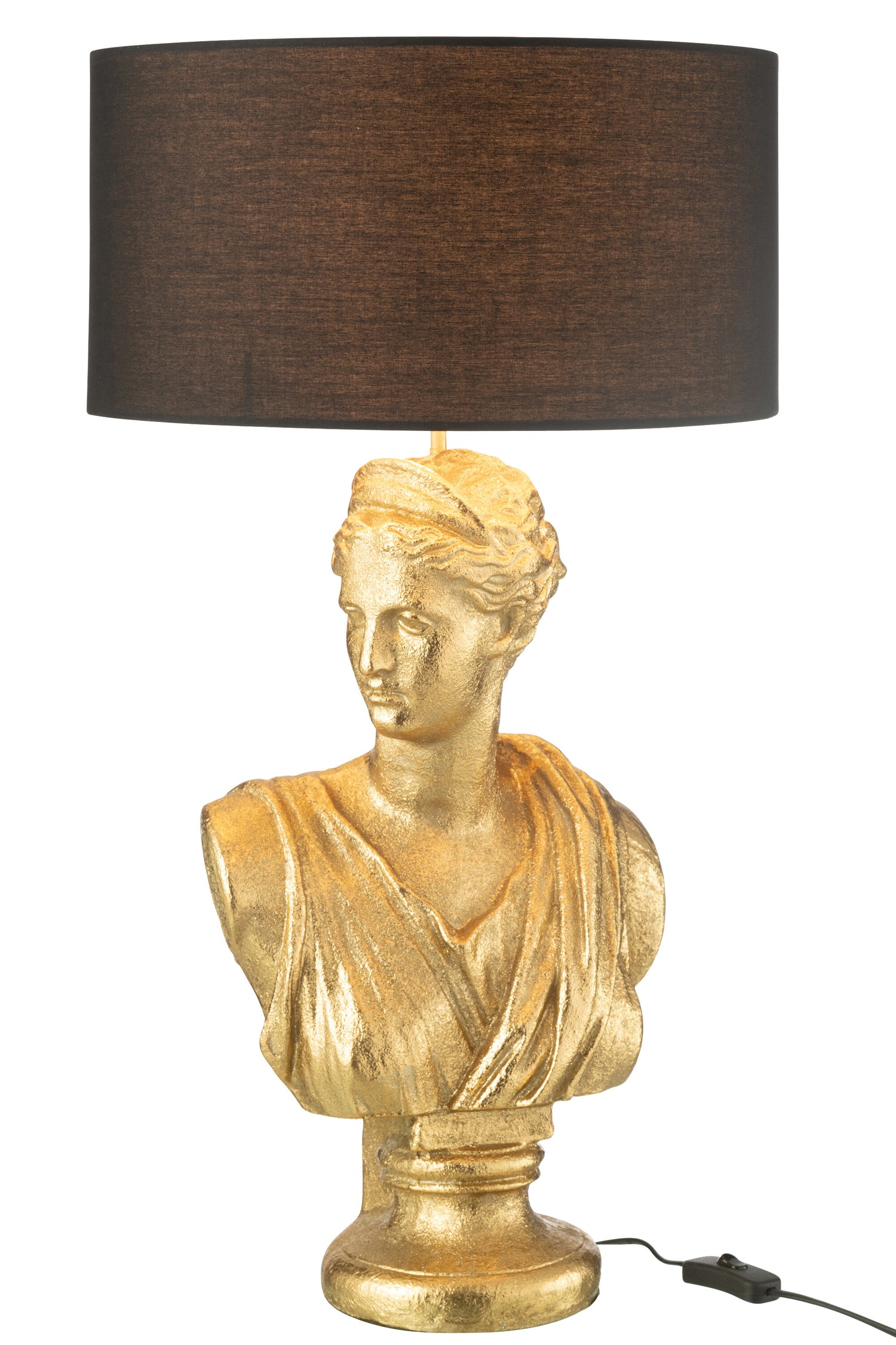 Lamp Dame Buste Hars Goud