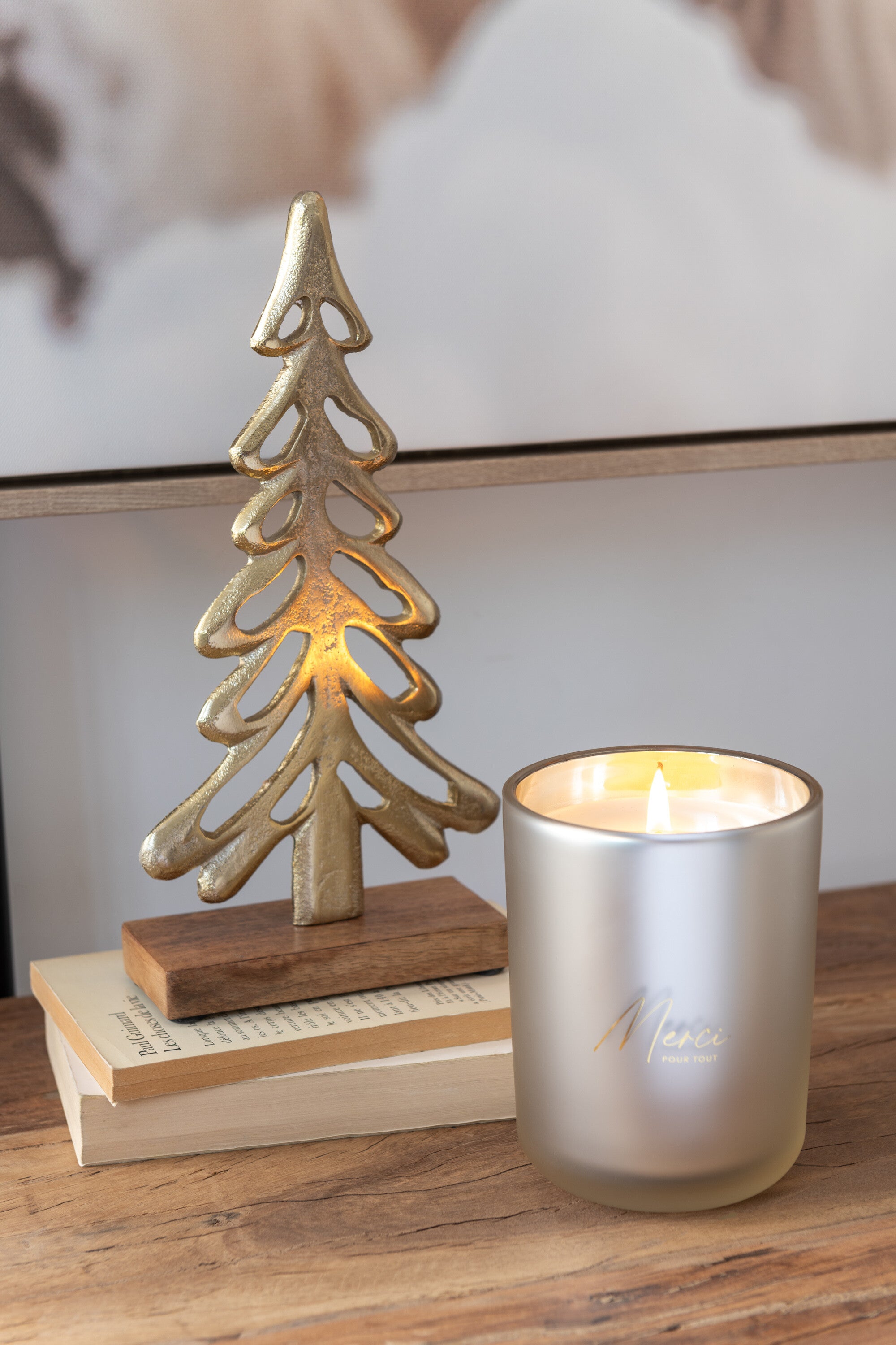 Geurkaars Merci Bei Klein-35 uur