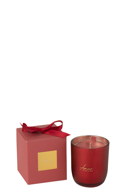 Geurkaars Amour Rood Klein-35 uur