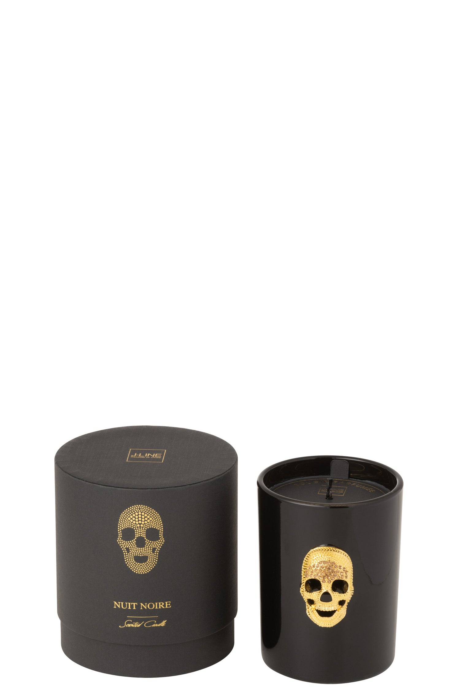 Geurkaars Skull Nuit Noire Klein-43 uur