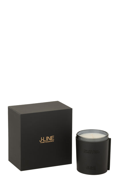J-Line Geurkaars Leder Zwart 40Uur