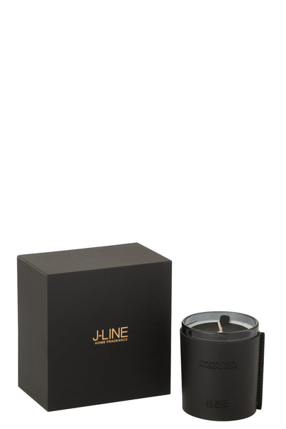 J-Line Geurkaars Leder Zwart 40Uur