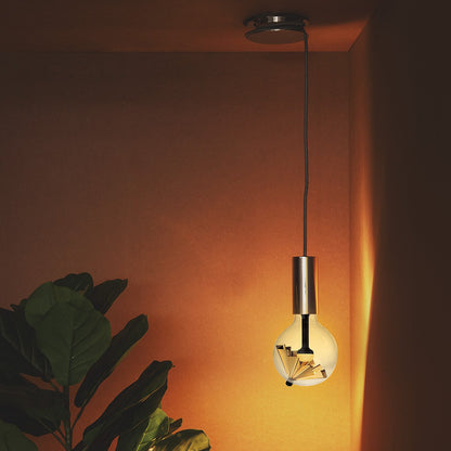 dimbare LED lamp Umbrella goud G120 E27 5W 400Lm