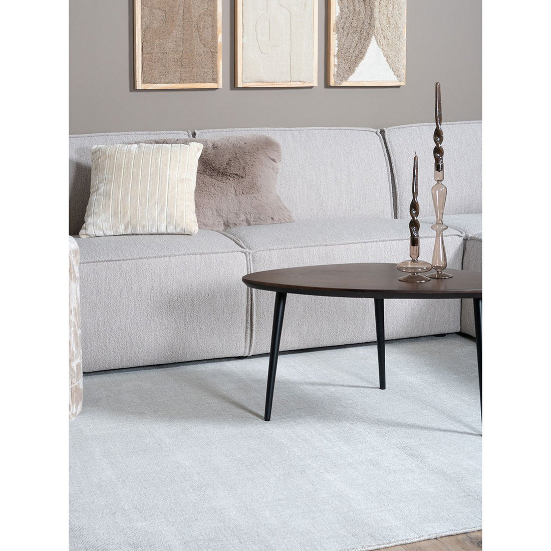 Vloerkleed Cos – Viscose Beige 160 x 230 cm