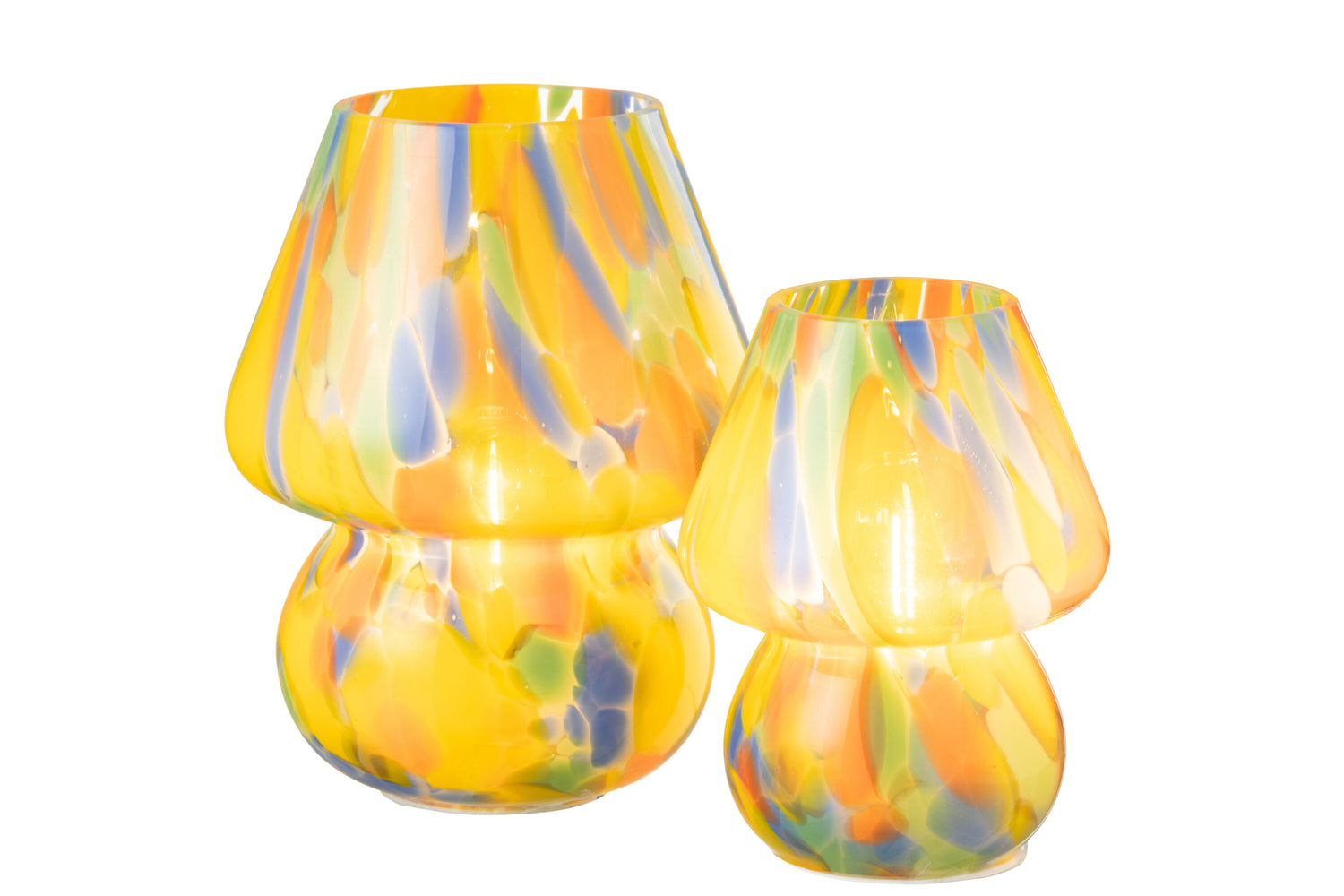 Tafellamp Regenboog Glas Mix Groot