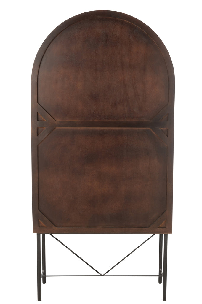 Plank Aura Mangohout/Metaal Bruin